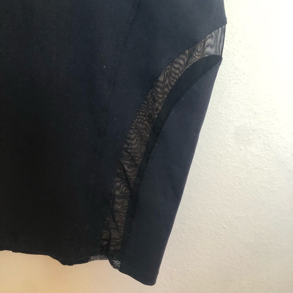 XS David Lerner spandex/nylon/mesh mini skirt - Picture 4 of 5